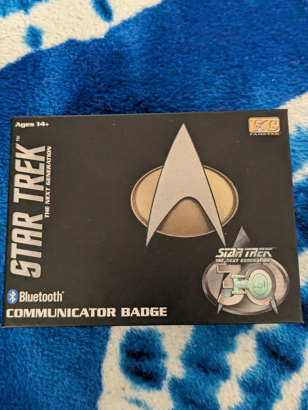 Star Trek TNG Fametek Bluetooth Communicator Badge 30th Anniversary NIB